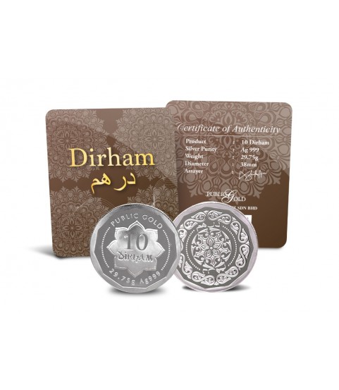 10 DIRHAM 29.75G (AU 999) - L