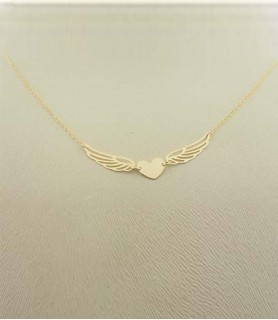 Necklace 1.21g (Yeşil / Yellow) 9K